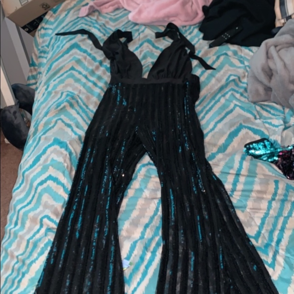 black See-through bodysuit